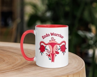 Endo Warrior Mug, Endometriosis Coffee Mug, Endometriosis Awareness Gift