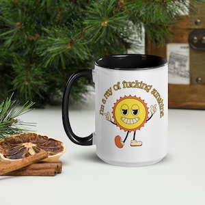 I&#39;m A Ray Of F*cking Sunshine Mug, Funny Coffee Mug, Adult Humour Gift Mug, Free Shipping