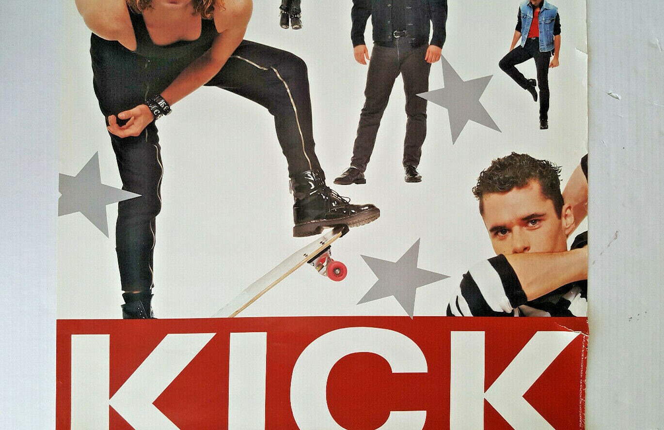 INXS Kick POSTER 30 X 20 1987 Record Label Retail