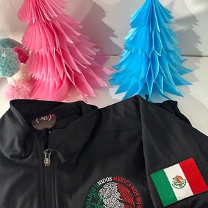 Veste Mexican State, Veste softshell, Chamarra con escudo Mexicano