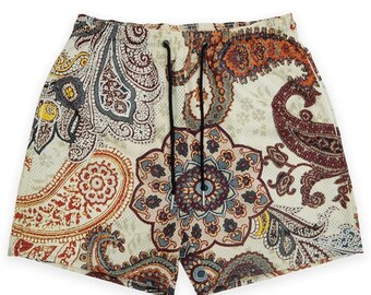 Shorts mit Blumenmuster-Print | Herren-Fitness-Shorts | Basketball-Shorts | Sportshorts | Strandshorts | Größe größer empfohlen