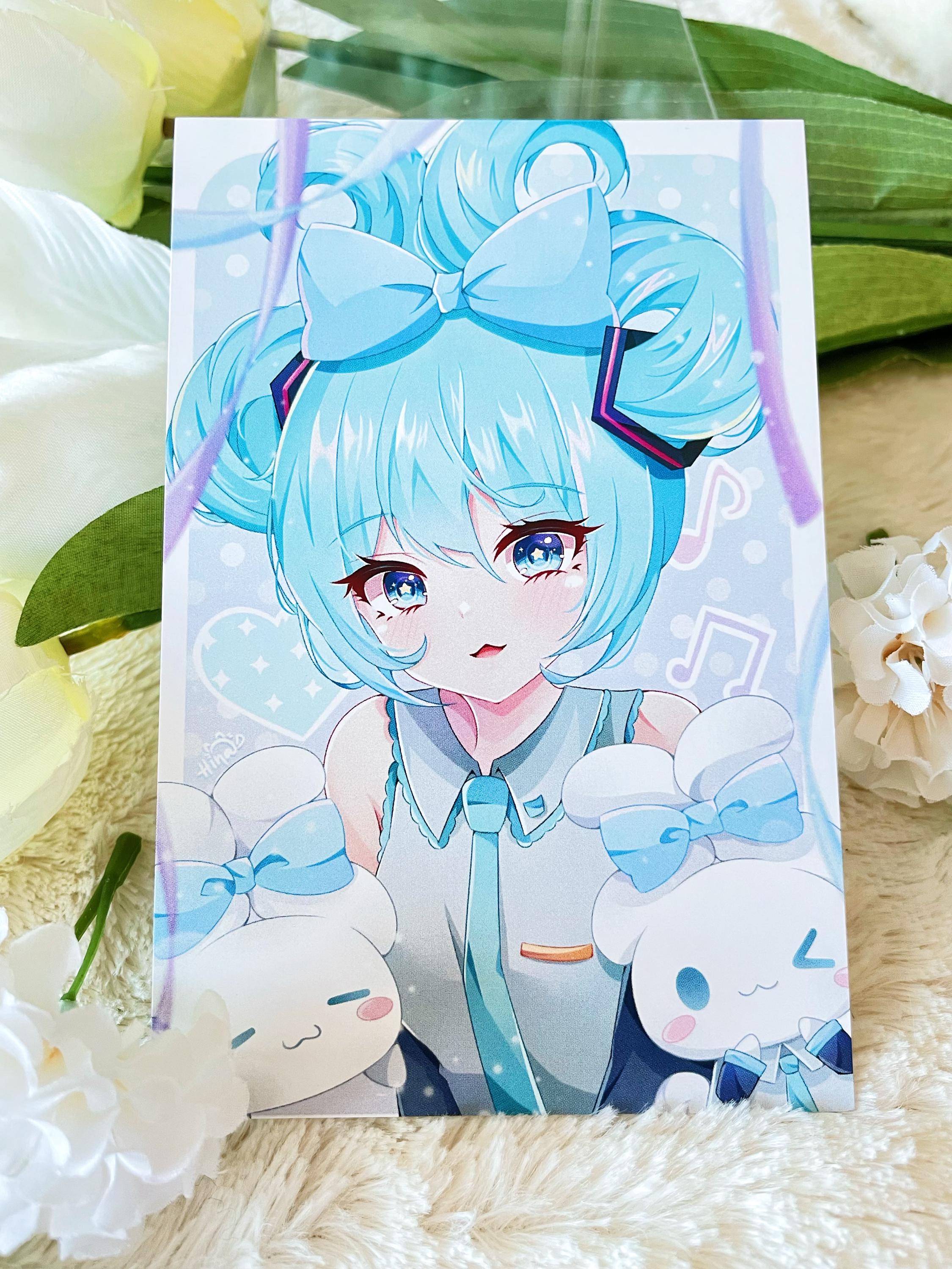 Cinnamonroll x Hatsune Miku Mini Print