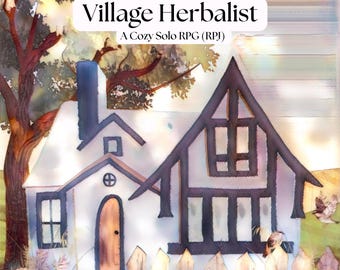 Journal solo d'herboriste de village Cottagecore RPJ