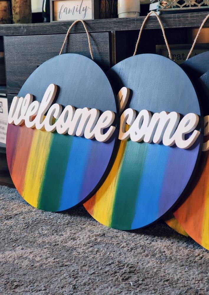 Pride Door Sign Etsy