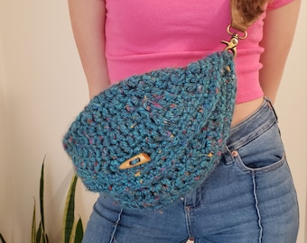 Patrón de bolso de crochet en PDF: Patrón de bolso cruzado CLARE, bolso de crochet fácil, bolso bandolera, riñonera, bolso de festival, ideal para principiantes.