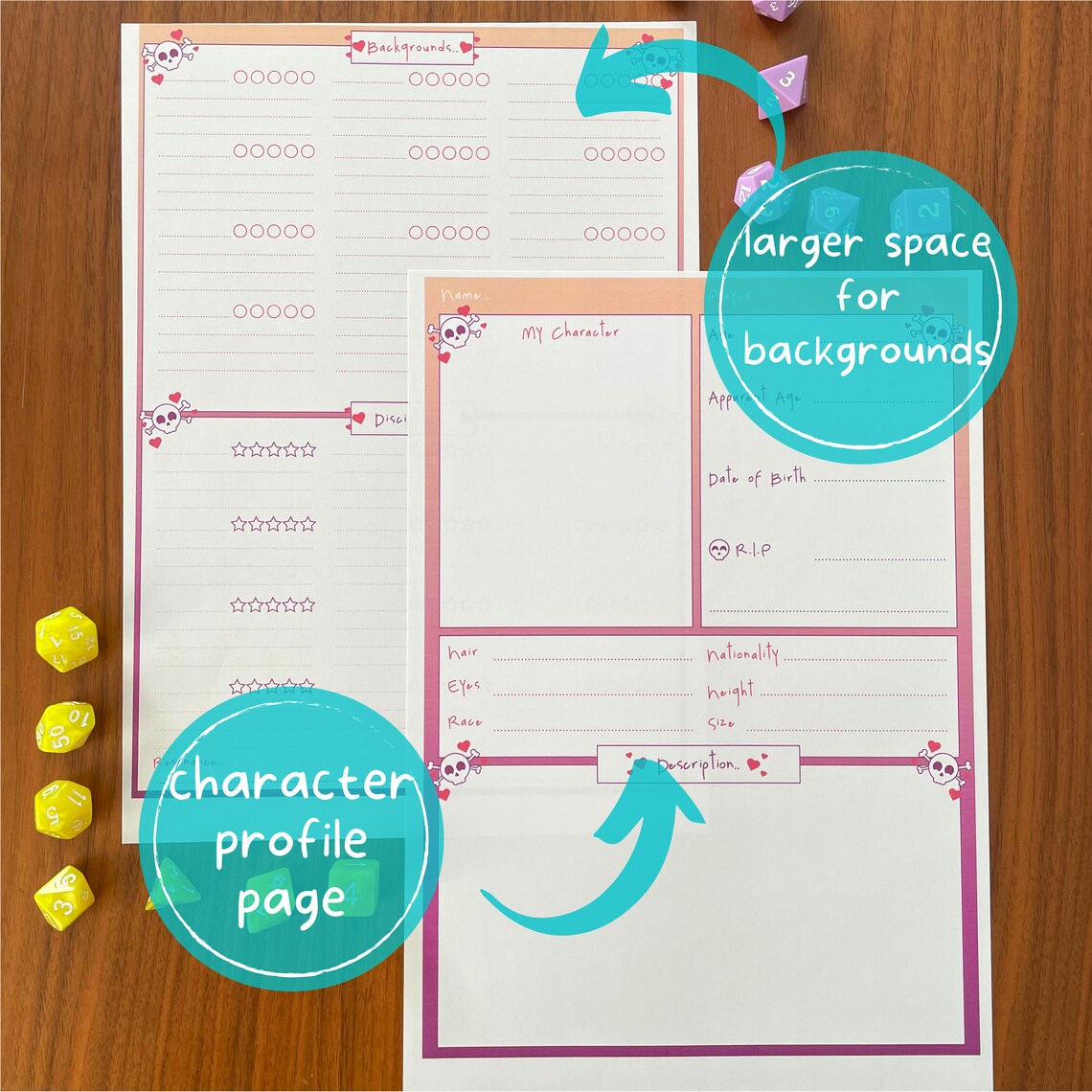 V5 Vampire the Masquerade Character Sheets Form Fillable Vtm Etsy