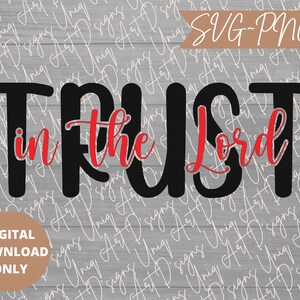 Trust in the Lord