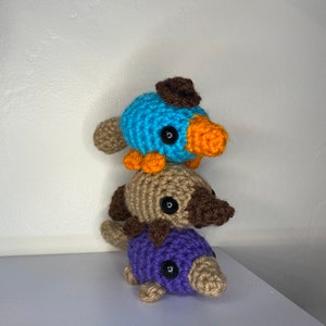Cute Crochet Platypus Customizable