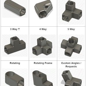 3/8 inch Round Wooden Dowel Rod Connectors