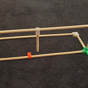 3/16 inch or 5 mm Round Wooden Dowel Rod Connectors FREE SHIPPING