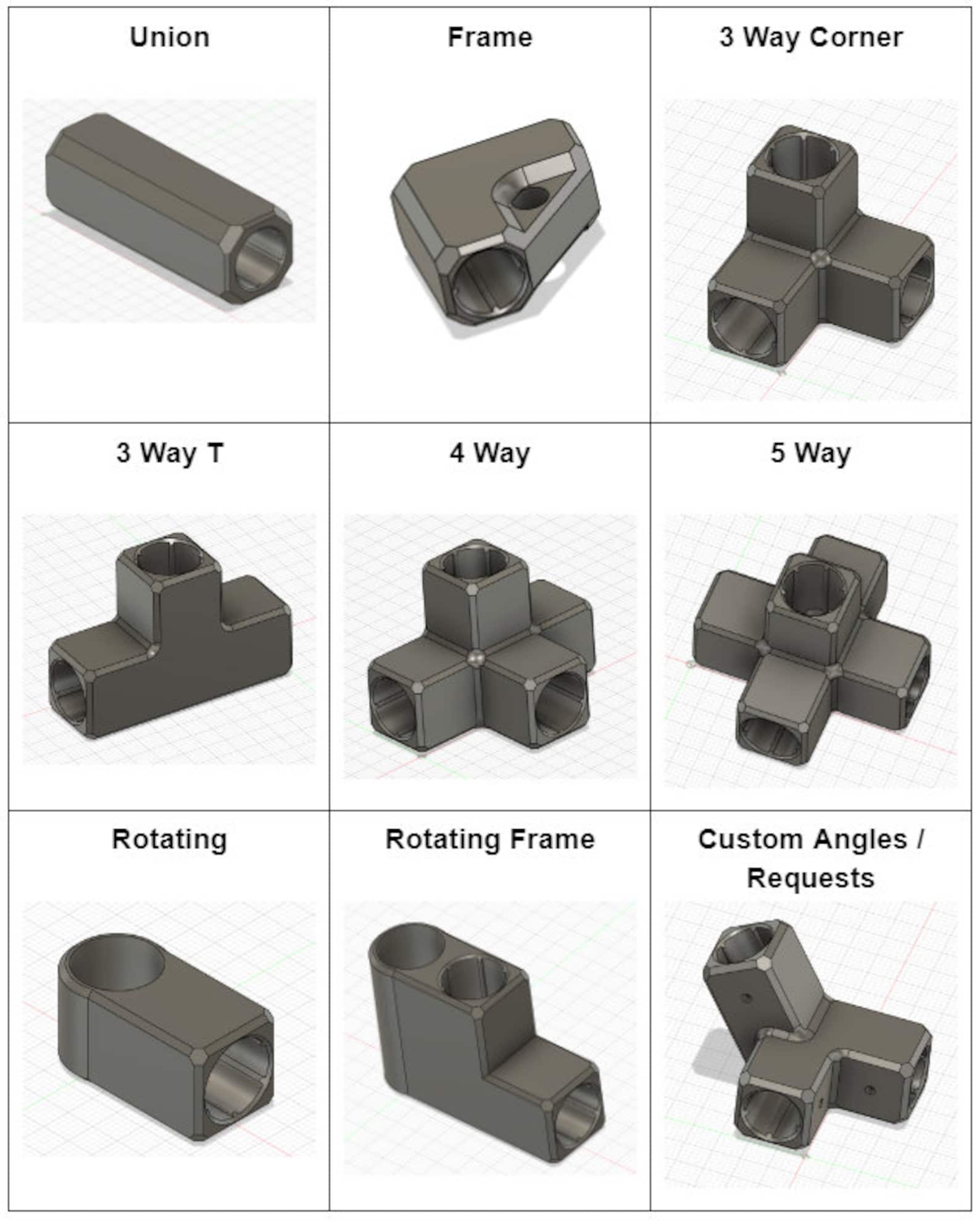 1/2 in Wooden Dowel Rod Connectors Etsy