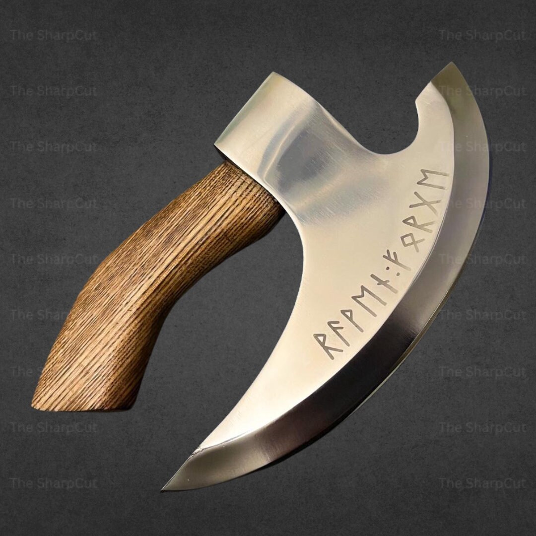 The Original Pizza Axe With Free Custom Engraving , Viking Pizza Cutter