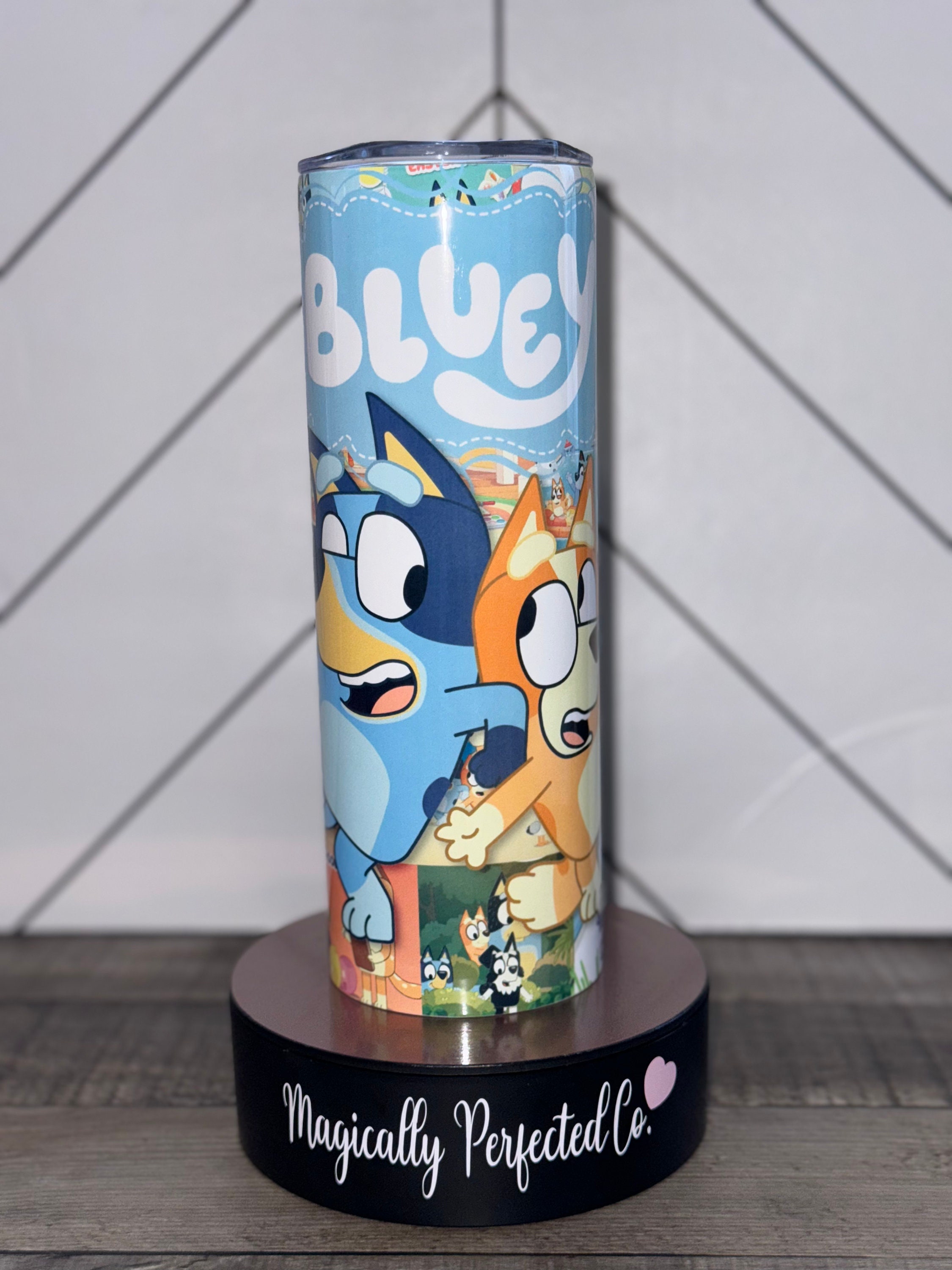 Bluey Tumbler 40Oz Best Nana Ever Bandit Heeler Travel Mugs Bluey