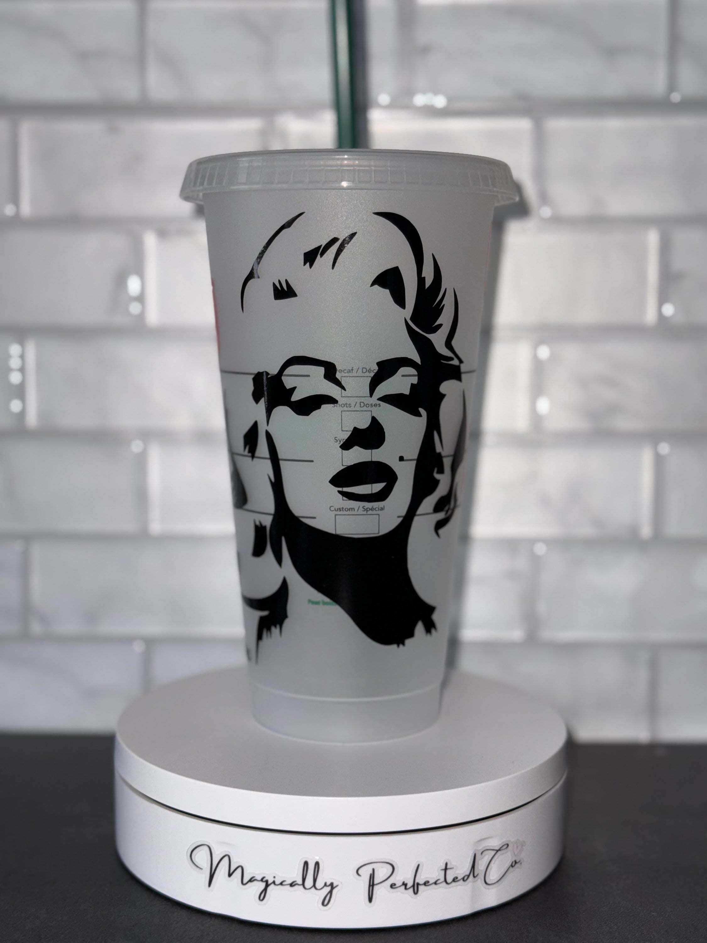 Marilyn Monroe | Cold Cup | 24oz | Personalize | Customize | Reusable beverage tumbler | Gift | Birthday Gift | Anniversary Gift