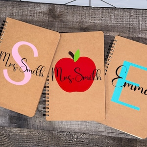 Teacher Gifts, Teacher Valentine Gift, Teacher Note Pad, Teacher Notebook, Teacher Personalized Gifts, Gift for Teacher, Gift for Kids,