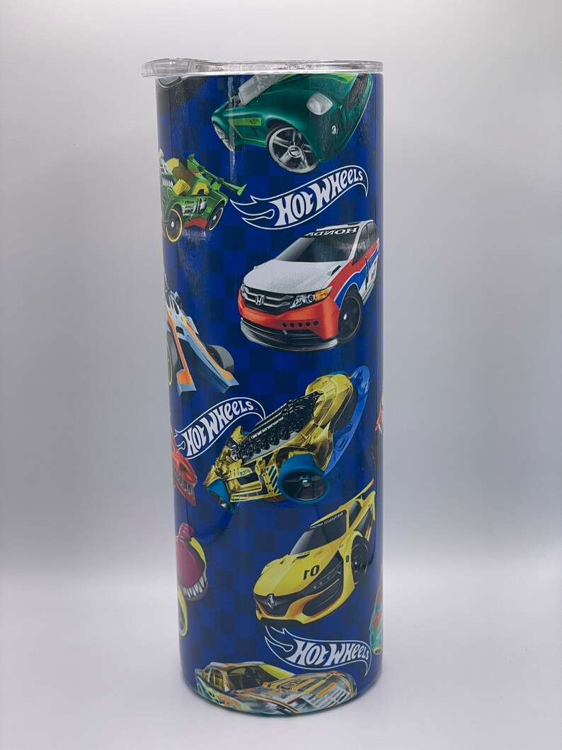 Hot Wheels Cars Tumbler Hot and Cold Drink Tumbler Etsy