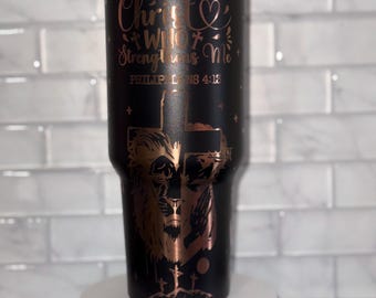 Men engraved Prayer Tumbler: 40oz Insulated Stainless Steel Faith Gift, men faith tumbler, men gift