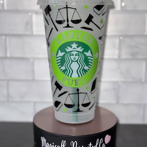 Lawyer Fuel | Starbucks | Authentic | lawyer gifts  | Reusable | Tumbler | personalize | Attoney |