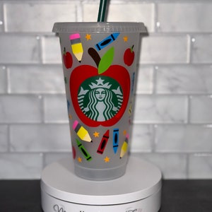Teacher Cold Cup | Starbucks | Authentic | Teacher appreciation gift | Reusable | Tumbler | personalize | Student Gift |