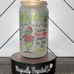 Christmas Glass Cup | Gift ideas | Libbey Glass | Beer Glass Can