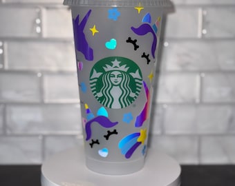 Unicorn and Stars Cold Cup, Personalize Cold Cup, Gift for her, Kids Cups, Birthday Favors