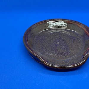 Handmade Blue Spoon rest – Wheel Thrown Pottery – Functional Ceramic