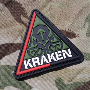 Ukrainian Kraken Octopus Rising Abyss Special 3D PVC Patch - Ukraine Unit Morale Support Cthulhu