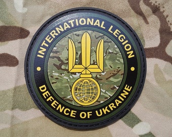 International Morale Support Legion Ukraine Camo PVC Patch