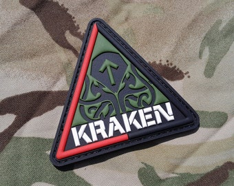Ukrainian Kraken Octopus Rising Abyss Special 3D PVC Patch - Ukraine Unit Morale Support Cthulhu