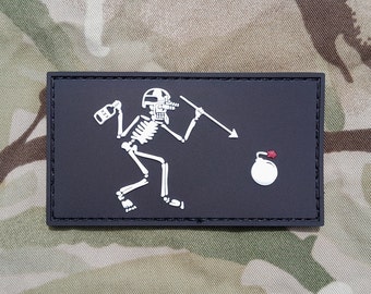 EOD Explosive Ordnance Disposal Morale 3D PVC Patch - Engineer Sapper Skeepa