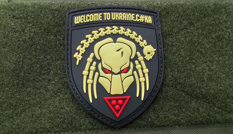 Welcome to Ukraine Predator Morale 3D PVC Patch Military - Etsy