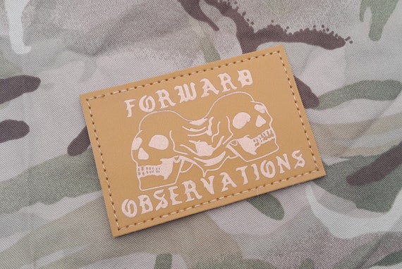 Forward Observations Bald Bros Leather Patch - FOG Operations Base