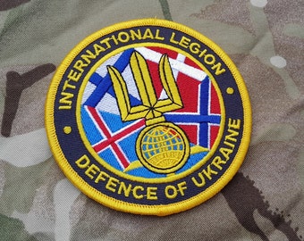 International Legion Nordic Nations Custom Patch - Finland Sweden Denmark Norway Support Volunteer Morale