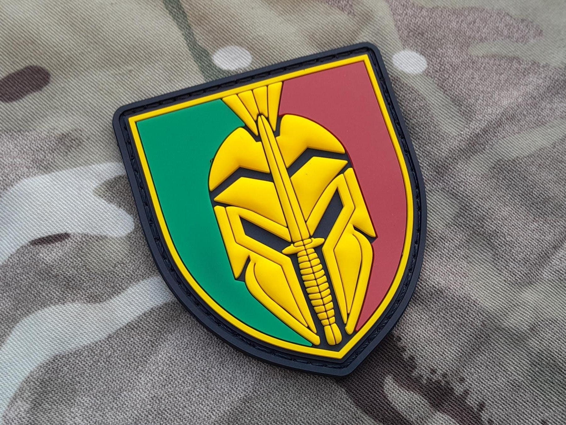 Patch 3D PVC Specialista Della Sopravvivenza Ambienti Ostili, Toppa Morbida 80mm Con Uncino E Culo Per Zaino E Outdoor