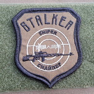 Stalker Sniper SVD Dragunov Patch - Freedom Unit Loner Faction Ukrainian Video Game Shadow Chernobyl Cosplay Fallout Airsoft