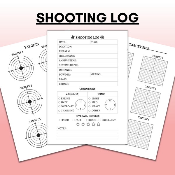 Handloading Log Book Etsy handloading-log-book-etsy