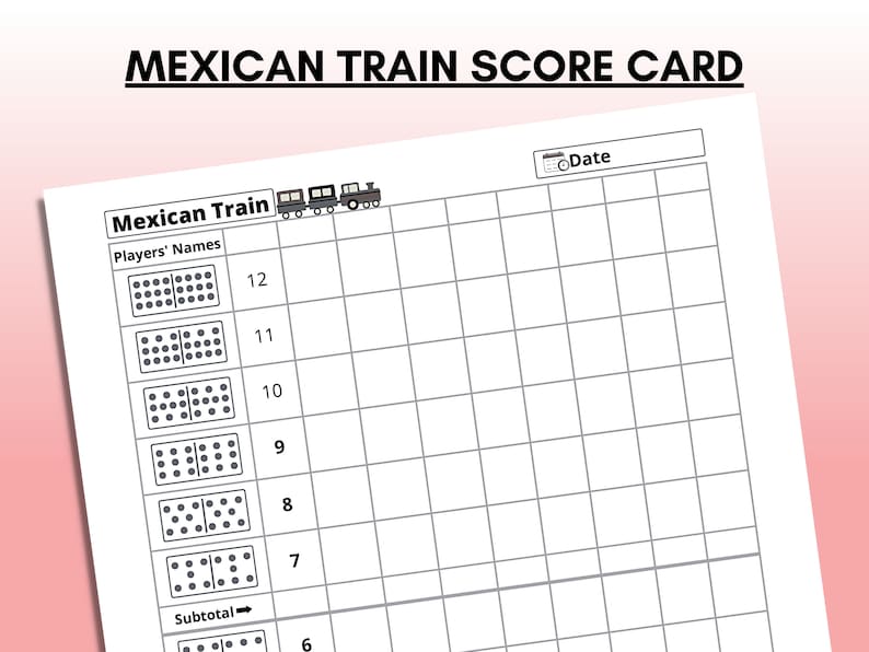 mexican-train-score-sheet-printable