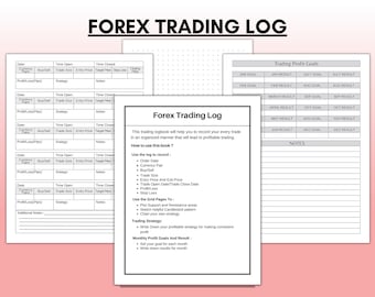 Forex Handels-Tagebuch, Forex Markt Journal (PDF & PNG)