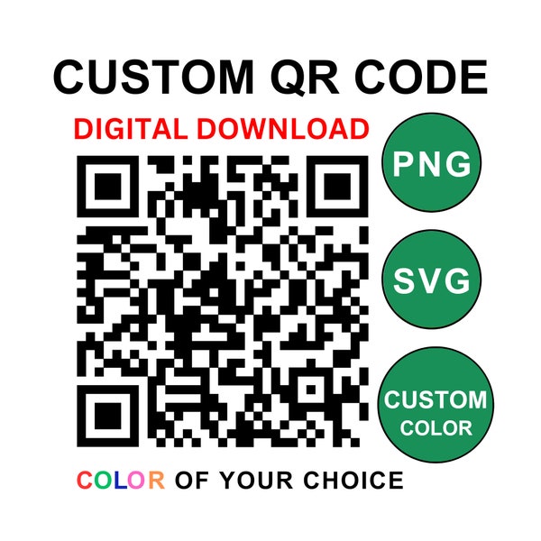 Custom QR Code For Website, Social Media, Small Business, Scan to Pay QR , RSVP Card | Quick Scannable | Never Expires | Fast Delivery 12 Hr