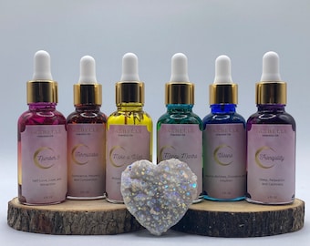 Intention Oils/Spell Oils/Apothecary/Love/Dominance/Manifestation/Money/Psychic Abilities/Tranquility/Witchcraft/Color Magic/Candle Magic