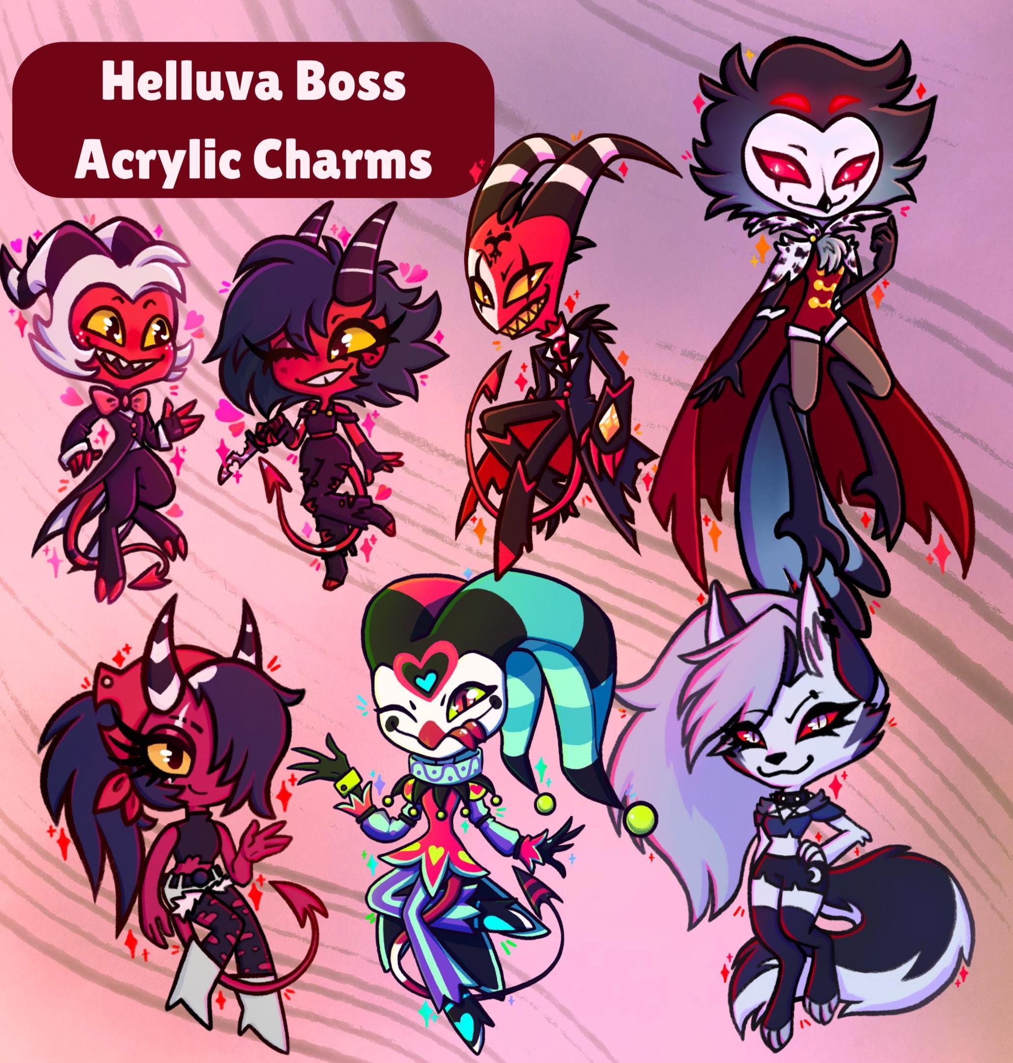 ヘルヴァボス　ルーナ　オクタヴィア Helluvaboss, Helluva Boss, Loona / 🦉🐺❄️ - pixiv