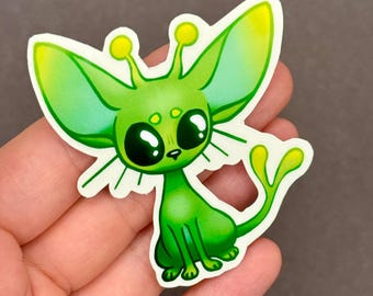 Alien Kitty - Sticker