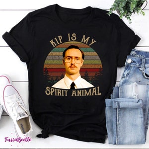 Kip Is My Spirit Animal Vintage T-Shirt, Koszulka z filmu Napoleon Dynamite, Zabawna koszulka z filmu Napoleon Dynamite, Koszulka z prezentem Jon Heder