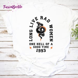 Long Live Rad Women Shirt, Boho Snake Tee Tee, Comfort Colors Tee, Vintage Inspired Cotton T-shirt, Unisex Tee, Comfort Colors T-shirt