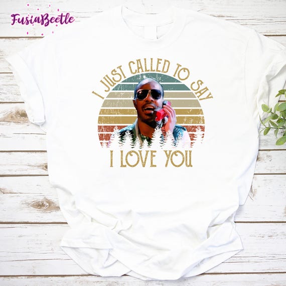 I Just Called to Say I Love You Vintage, Stevie Wonder Shirt 