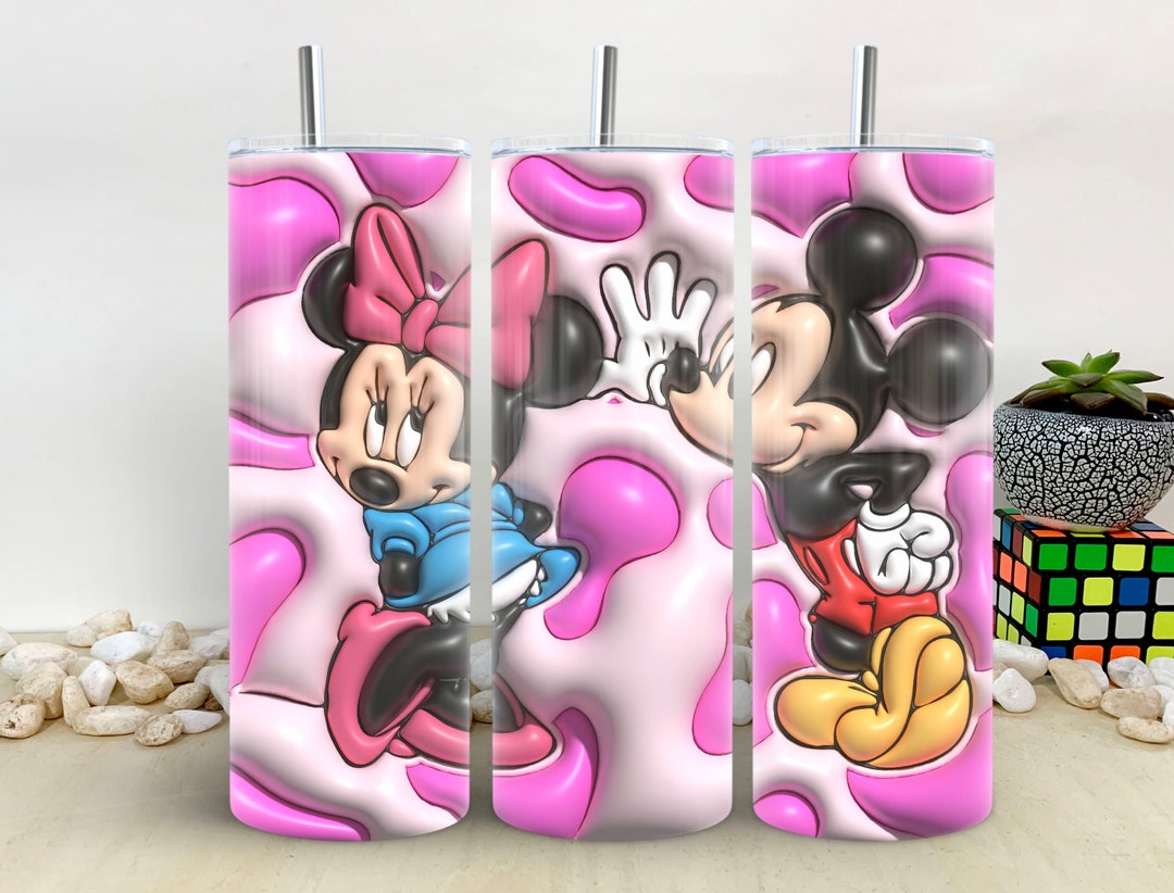 Ratón inflado Tumbler Wrap Png 3D Tumbler Diseño Skinny Sublimation ...