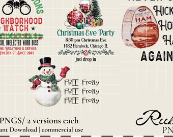 Christmas PNG Bundle, Christmas with the Kranks, Christmas Movie PNG, Christmas shirt sublimation designs, Merry Christmas Png, png digital