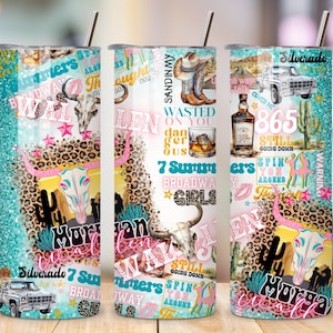 Country Music Tumbler Wrap, 20oz Skinny Tumbler Wrap Sublimation Design, Morgan Wallen Tumbler PNG Download, western tumbler wrap, Wallen
