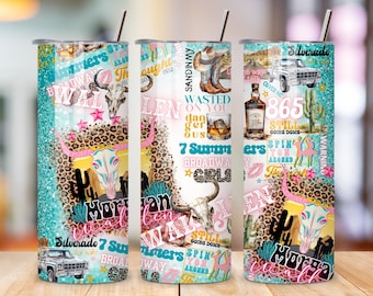 Country Music Tumbler Wrap, 20oz Skinny Tumbler Wrap Sublimation Design, Morgan Wallen Tumbler PNG Download, western tumbler wrap, Wallen