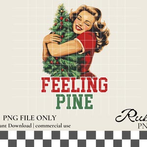 Retro Girl Christmas Png, Retro Christmas Png, Retro Vintage Sassy Png, Divertido Retro Sassy Png, Vibraciones navideñas png, Sublimación navideña